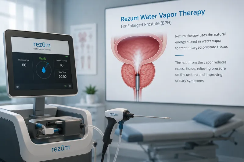 Rezum water vapour therapy