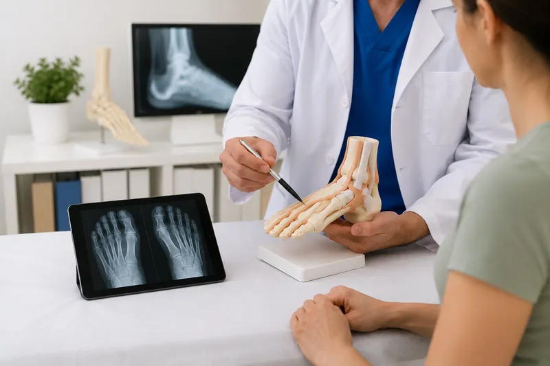Orthopaedic consultation for bunion treatment