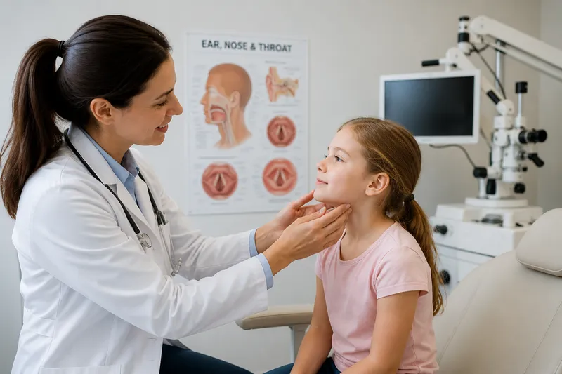 Child ENT consultation before adenoid removal in Poland